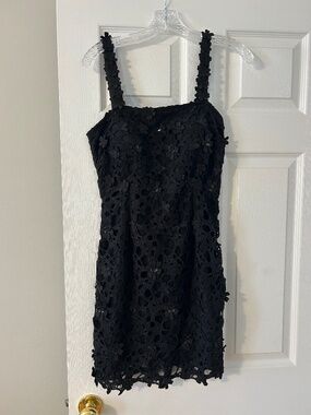 Black mini dress from Anthropologie, never worn, tags still on